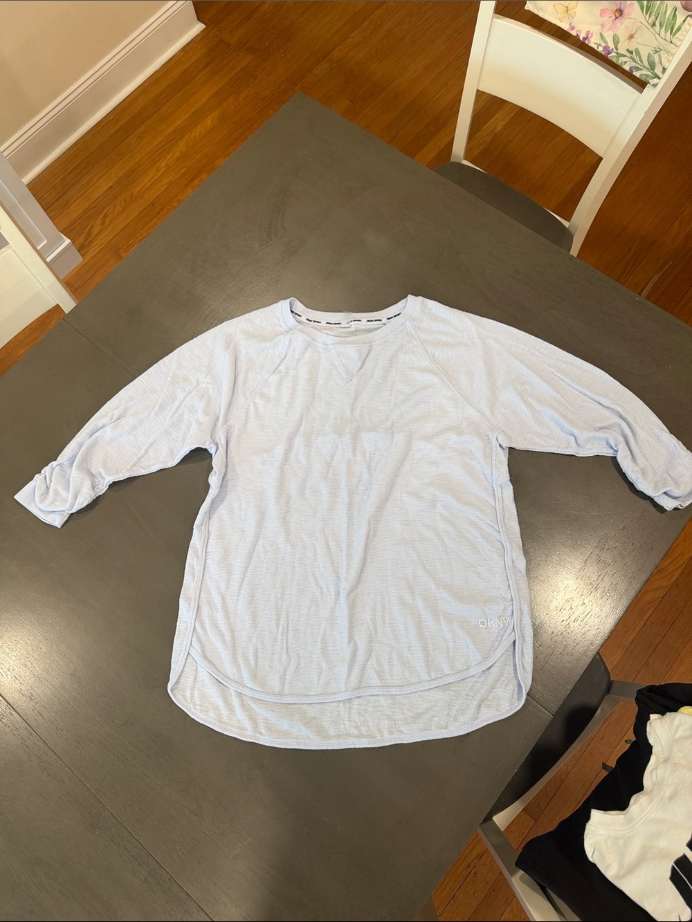 DKNY Light Blue Long Sleeve Girls' Top